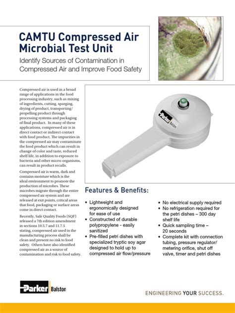 Compressed Air Microbial Test Kit